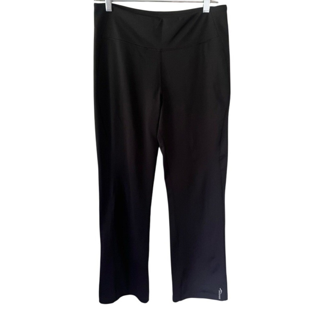 Saucony Womens Black Activewear Straight Leg Yoga Running Pants Size S 80434-BK